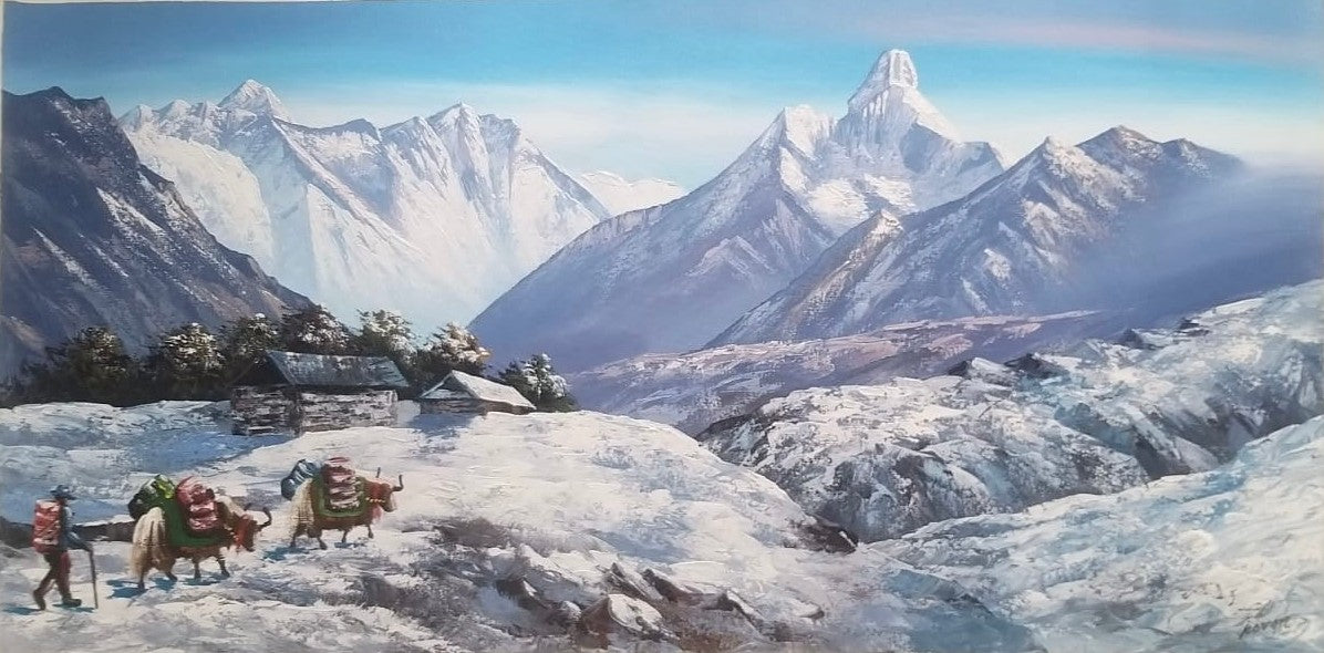 Mount Everest & Mount Amadablam