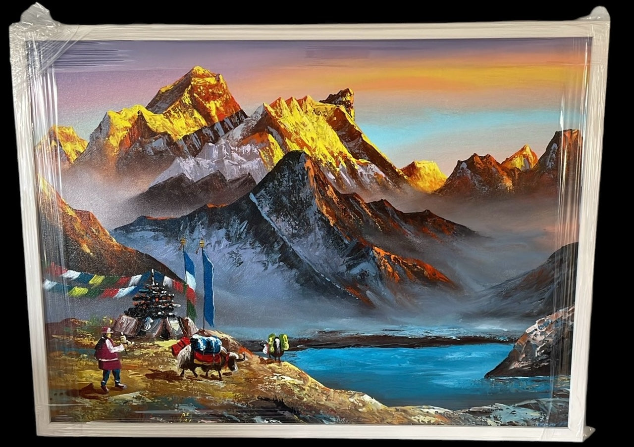 Everest Sunrise: Himalayan Majesty (Unframed)