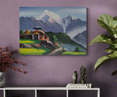 "Mt Annapurna View from the Village"