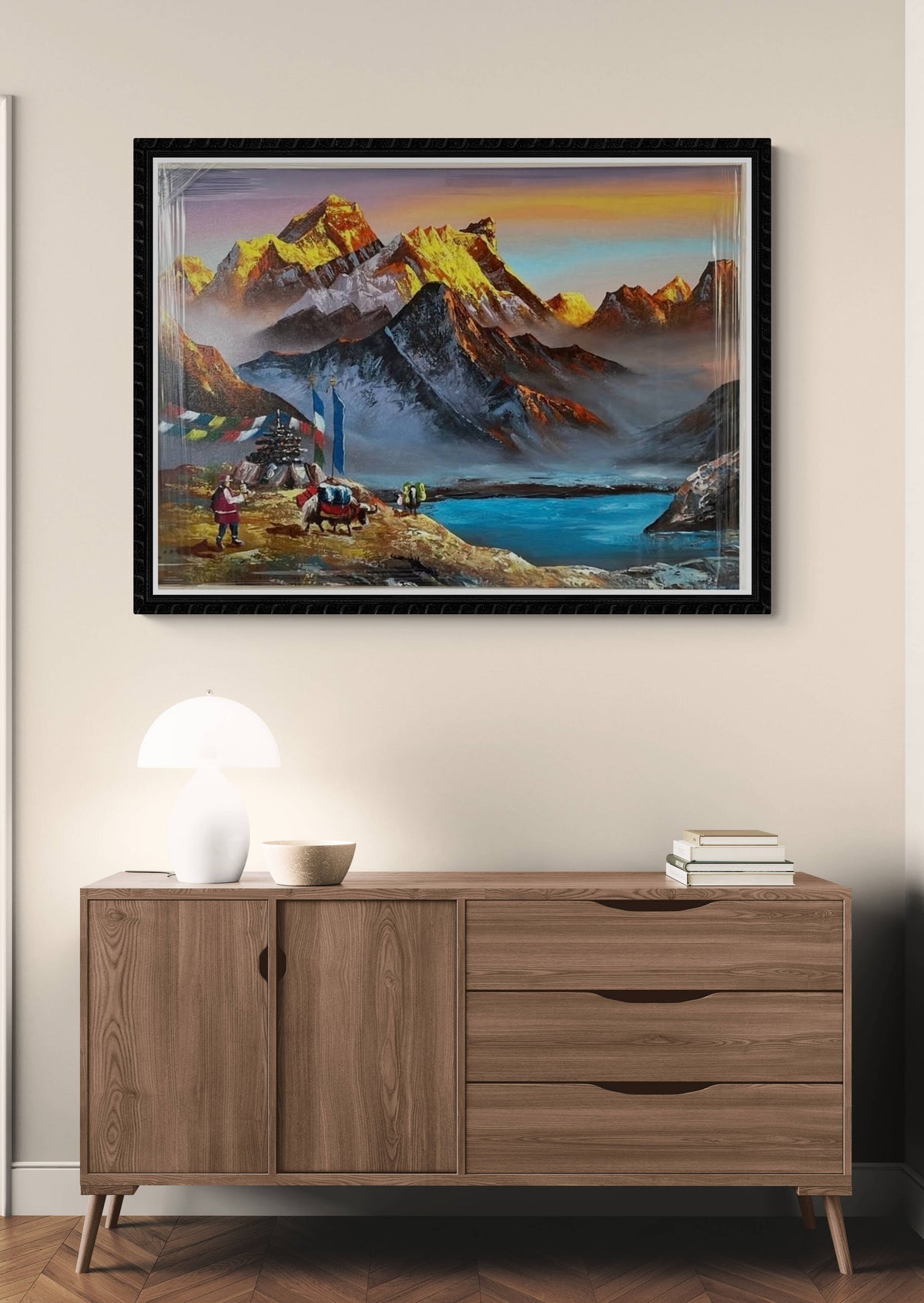 Everest Sunrise: Himalayan Majesty (Unframed)